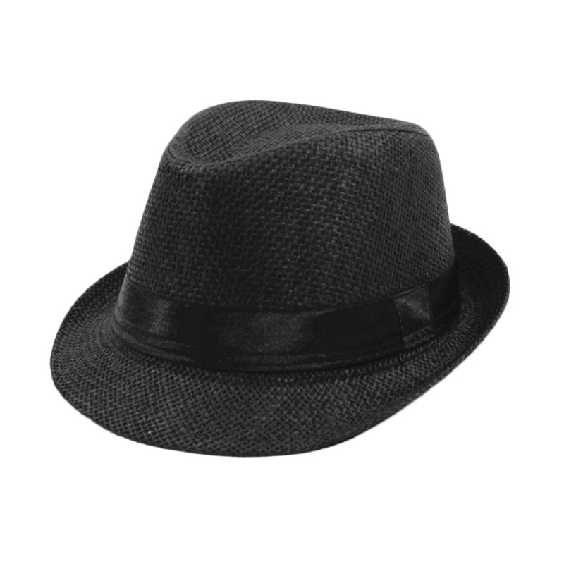 Linen top hat Panama jazz hat