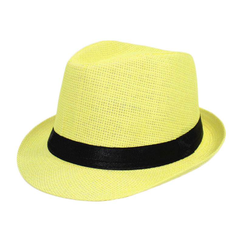 Linen top hat Panama jazz hat