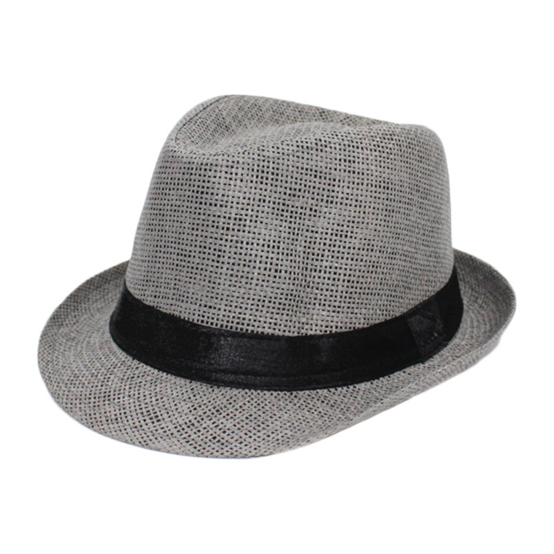 Linen top hat Panama jazz hat