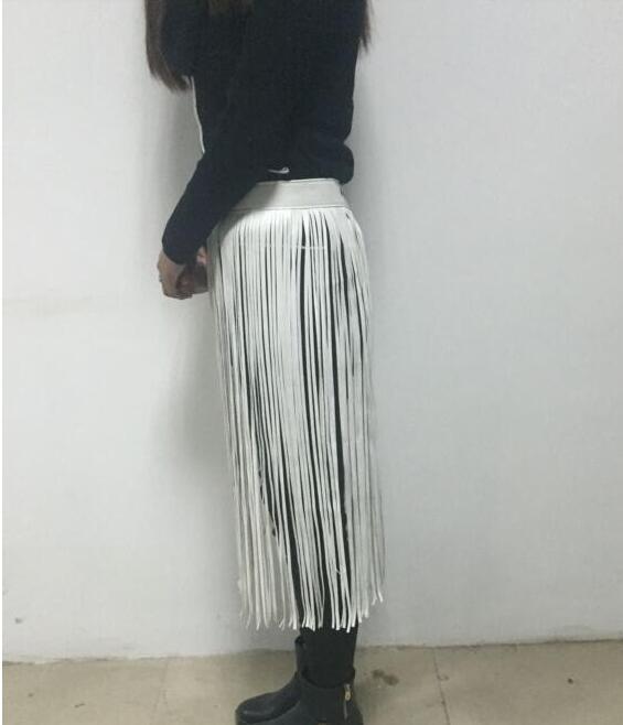 Long fringe belt Gypsy style belt