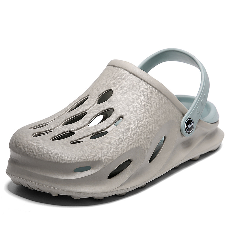 Men wear crocs in summer