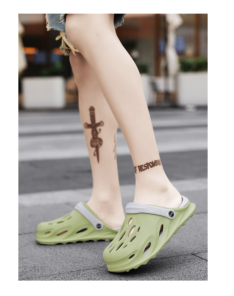 Men wear crocs in summer
