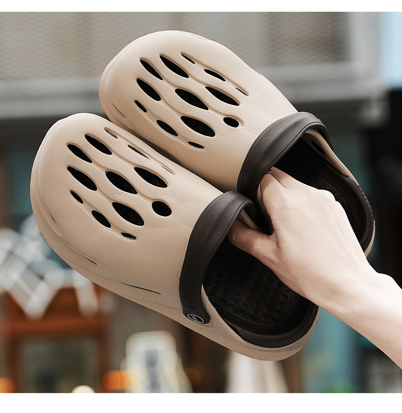 Men wear crocs in summer