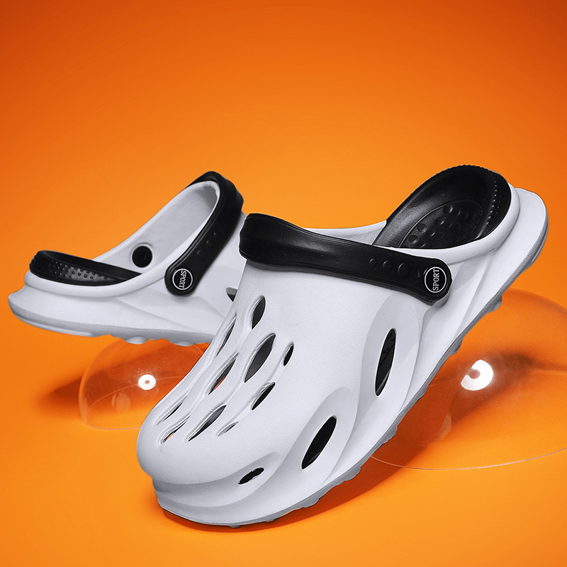 Men wear crocs in summer