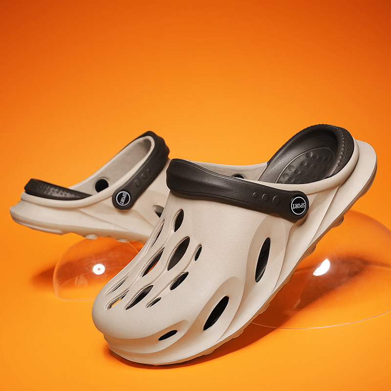 Men wear crocs in summer