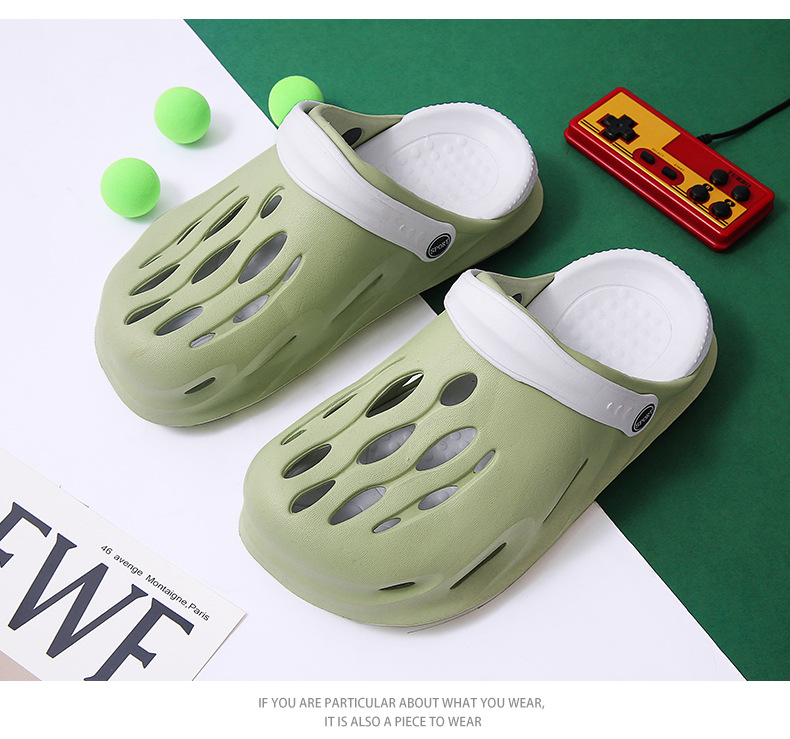 Men wear crocs in summer