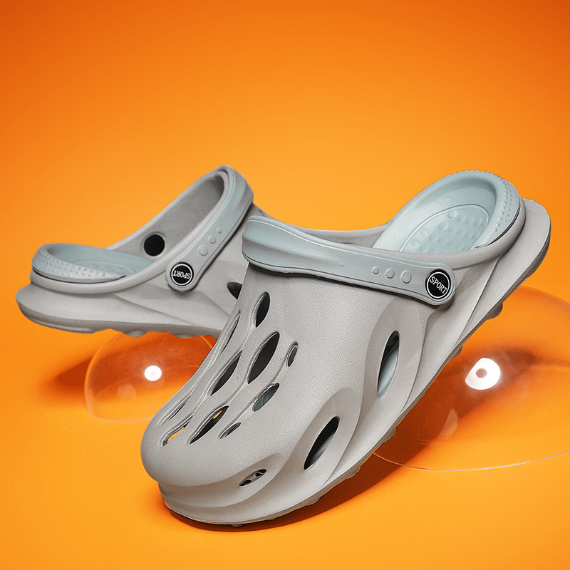 Men wear crocs in summer