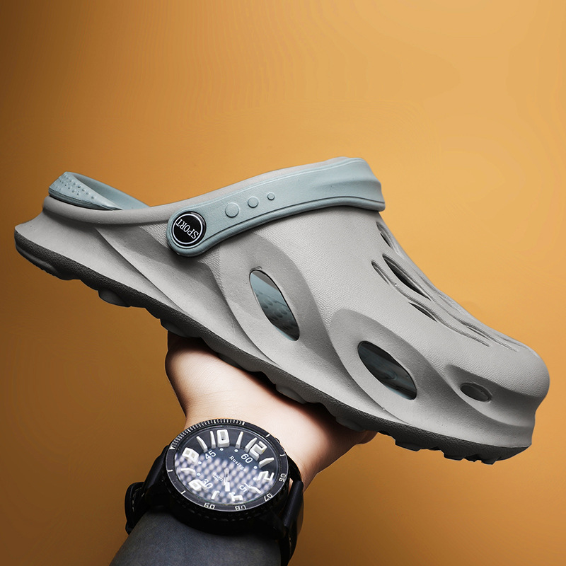 Men wear crocs in summer