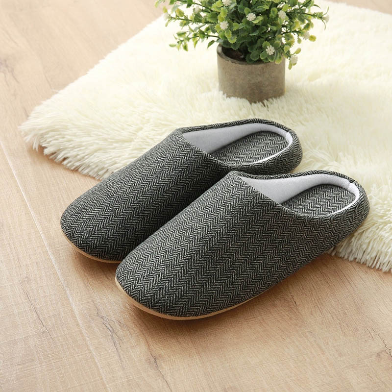 Men’s and women’s indoor cotton slippers