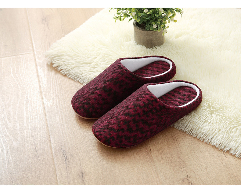 Men’s and women’s indoor cotton slippers