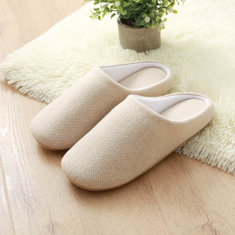 Men’s and women’s indoor cotton slippers