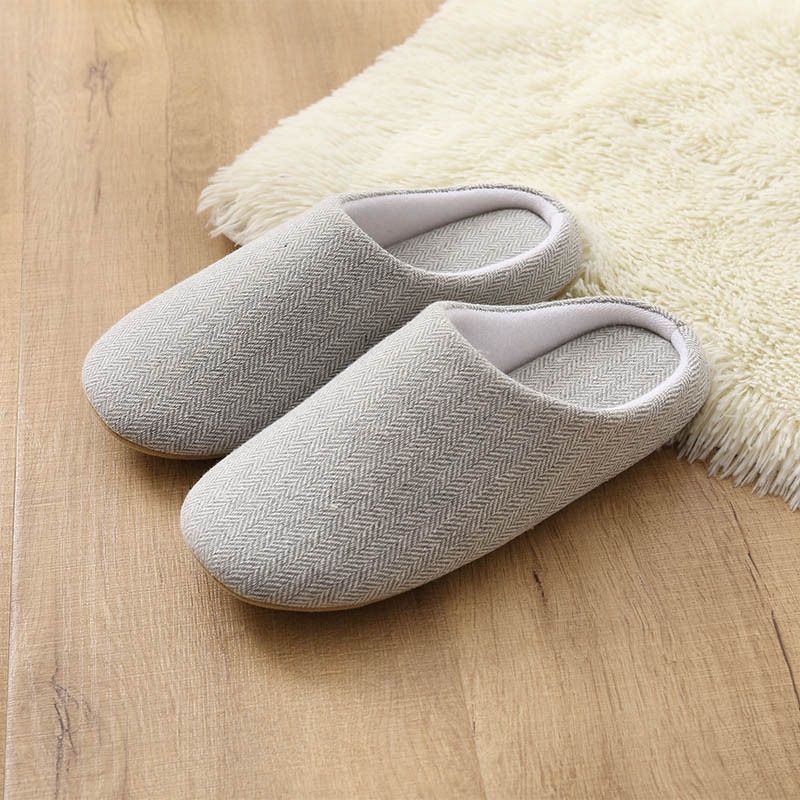 Men’s and women’s indoor cotton slippers
