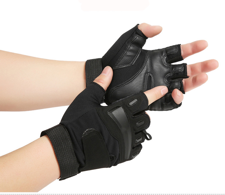 Men’s and women’s outdoor fitness half-finger gloves