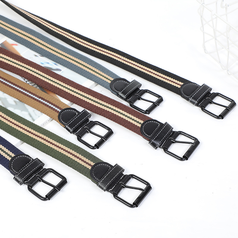Men’s outdoor leisure pin buckle belt thickened and lengthened
