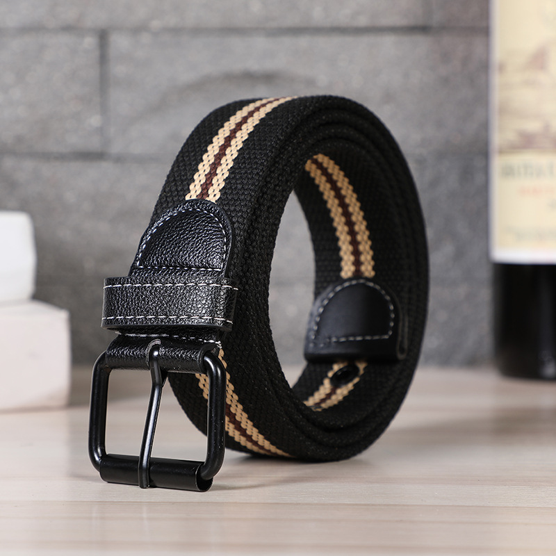 Men’s outdoor leisure pin buckle belt thickened and lengthened