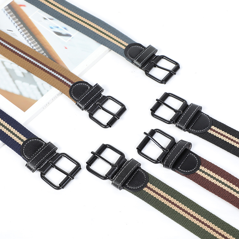 Men’s outdoor leisure pin buckle belt thickened and lengthened