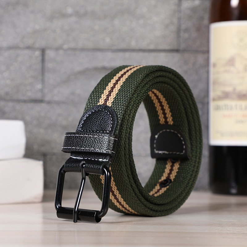 Men’s outdoor leisure pin buckle belt thickened and lengthened