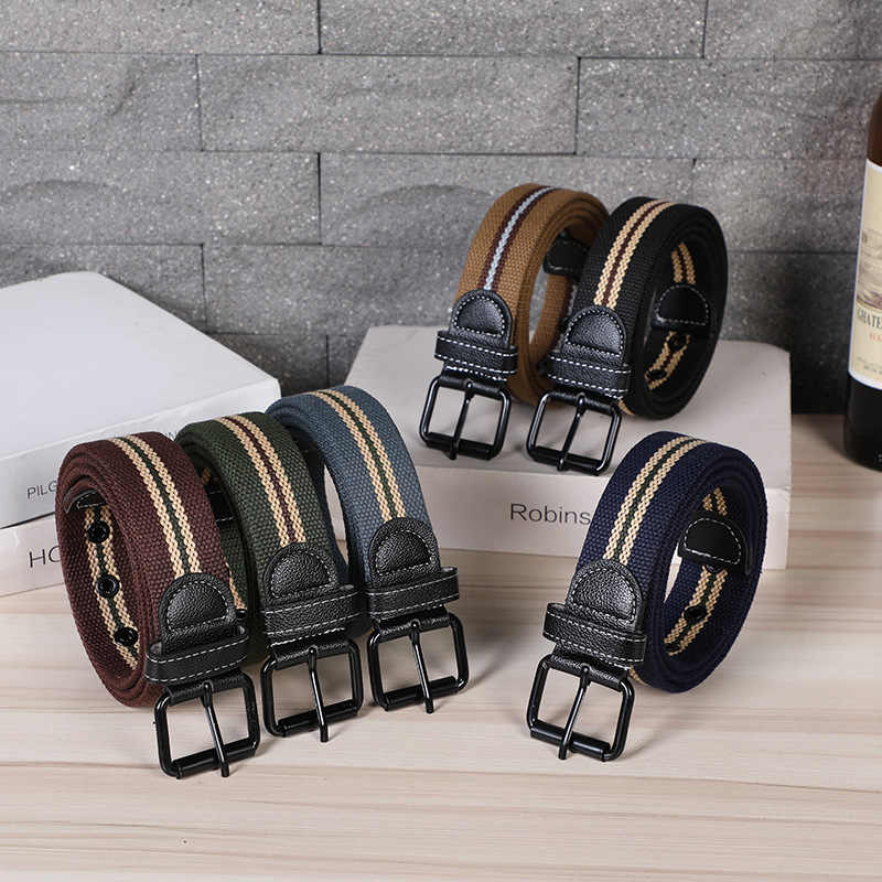 Men’s outdoor leisure pin buckle belt thickened and lengthened