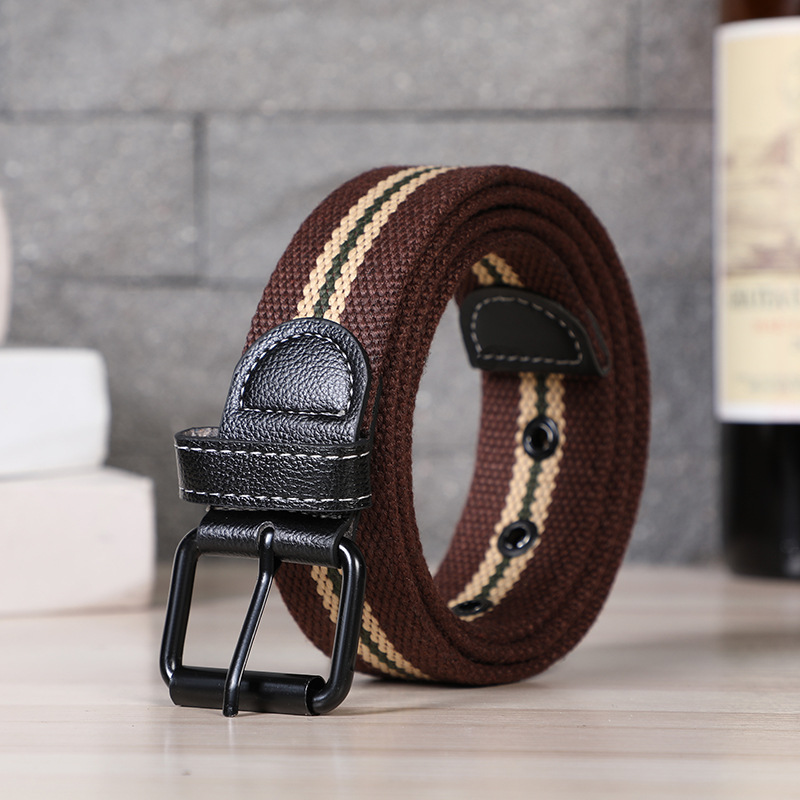 Men’s outdoor leisure pin buckle belt thickened and lengthened