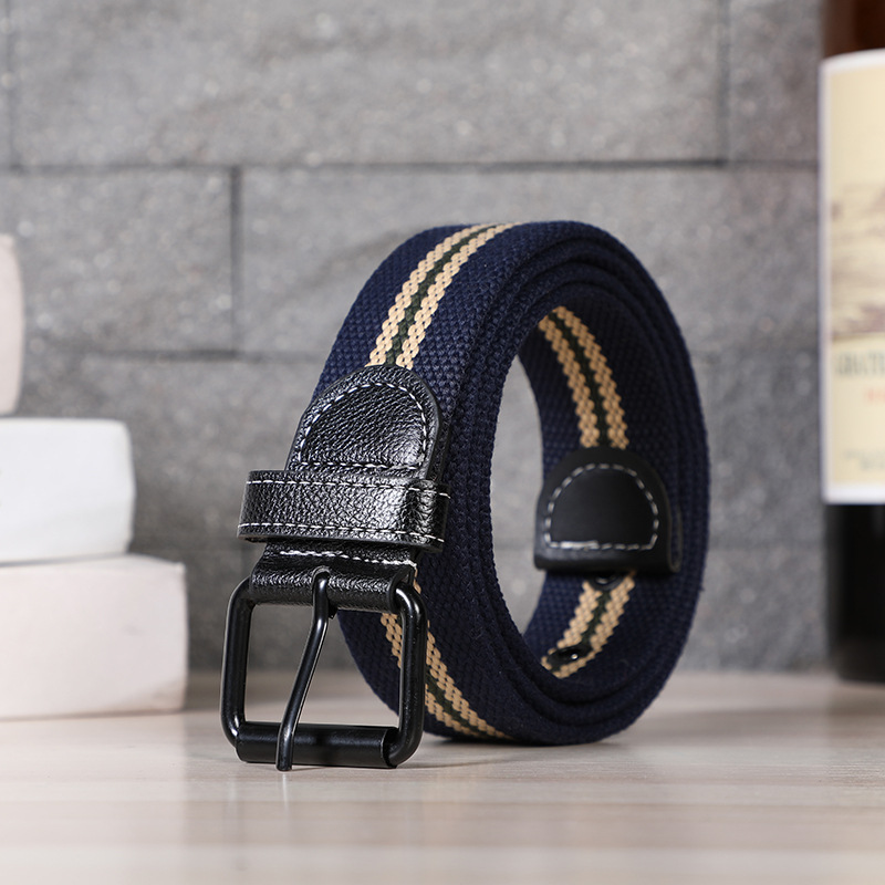 Men’s outdoor leisure pin buckle belt thickened and lengthened