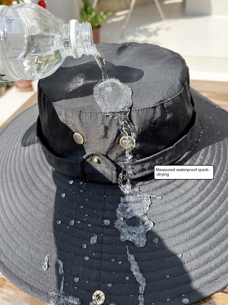 Men’s outdoor waterproof sunblock hat