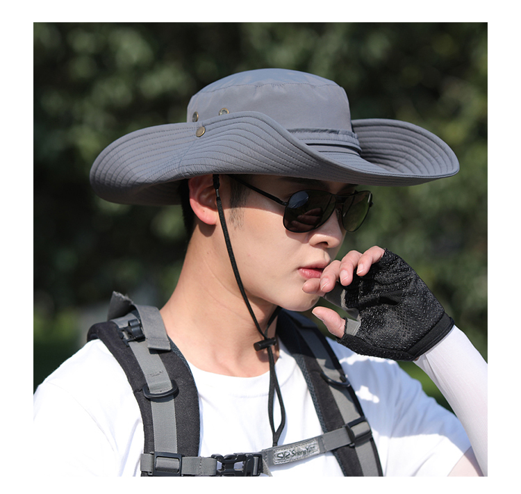 Men’s outdoor waterproof sunblock hat