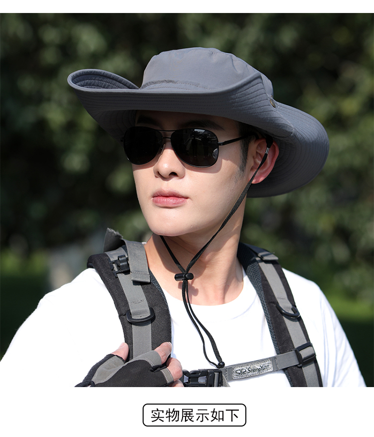 Men’s outdoor waterproof sunblock hat