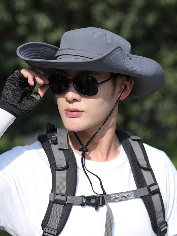 Men’s outdoor waterproof sunblock hat