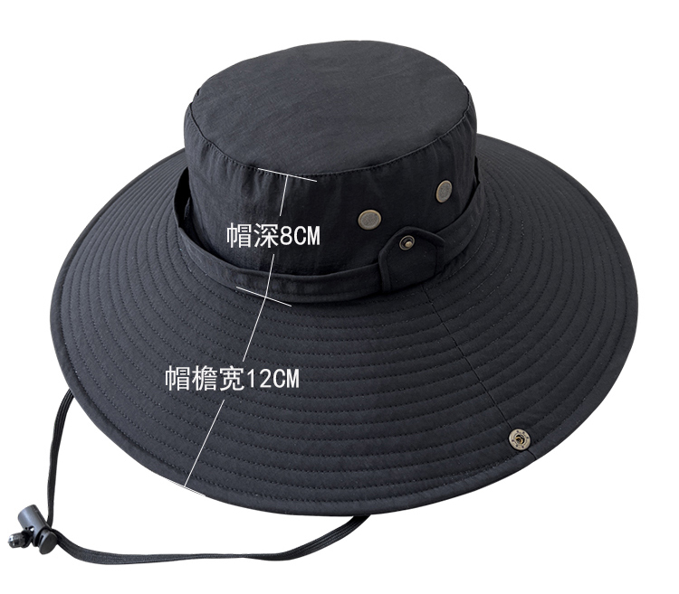 Men’s outdoor waterproof sunblock hat