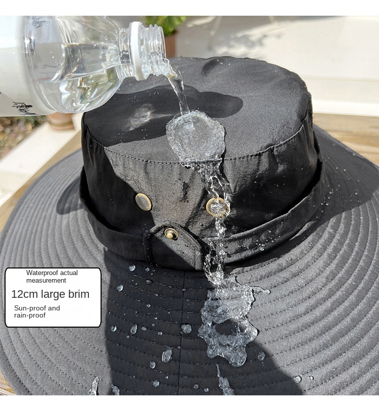 Men’s outdoor waterproof sunblock hat