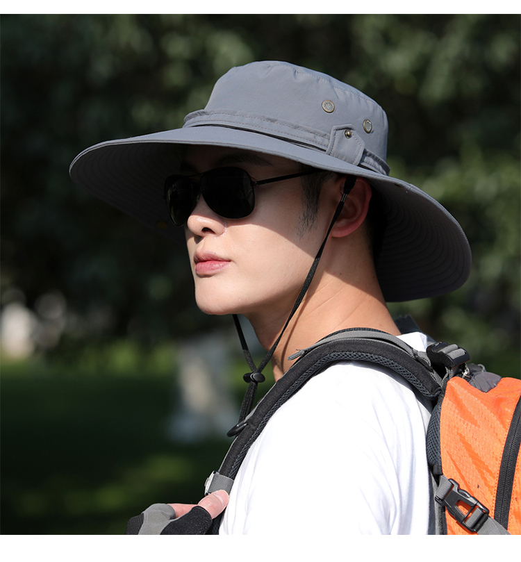Men’s outdoor waterproof sunblock hat
