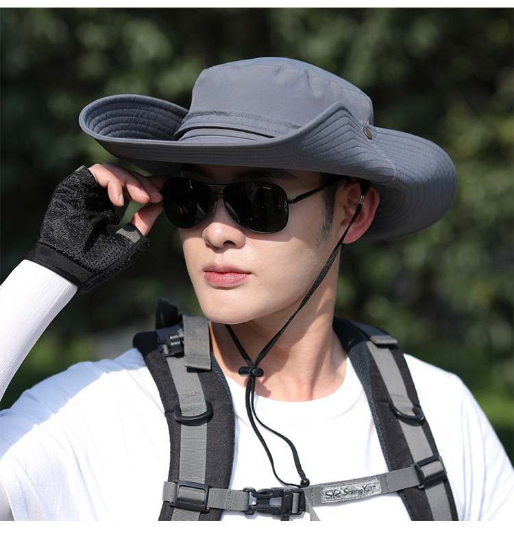 Men’s outdoor waterproof sunblock hat