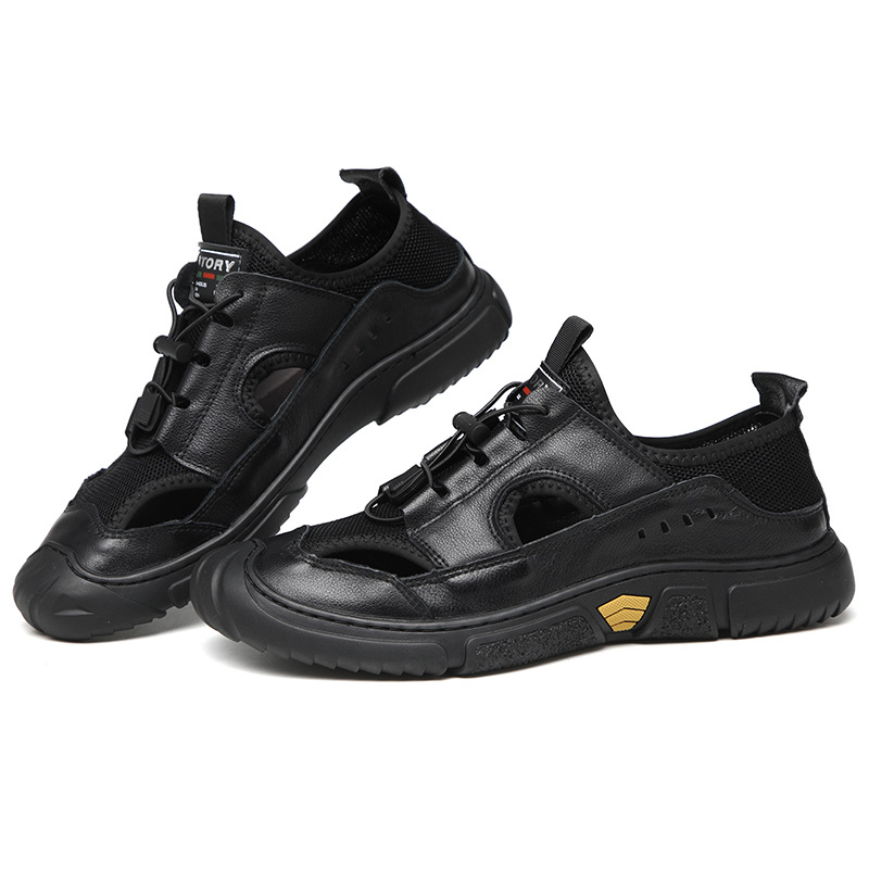 Men’s summer leather crocs