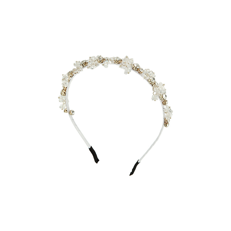 Metallic hair band French vintage rhinestone hair clip hair accessories