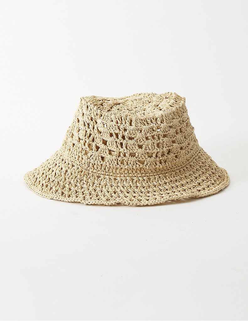 Monofilament hollow breathable braided straw hat