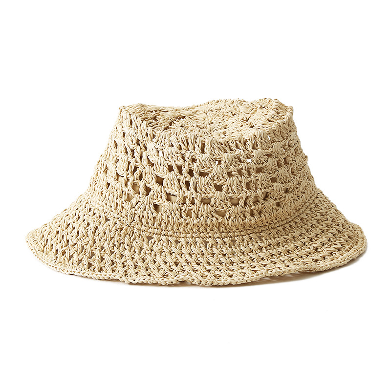 Monofilament hollow breathable braided straw hat