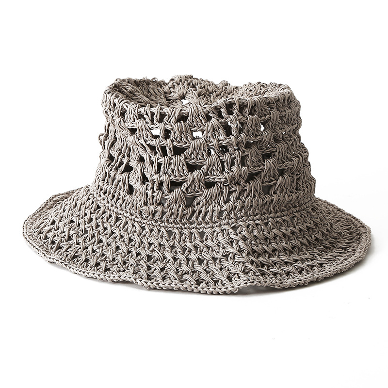 Monofilament hollow breathable braided straw hat