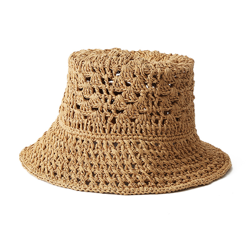 Monofilament hollow breathable braided straw hat