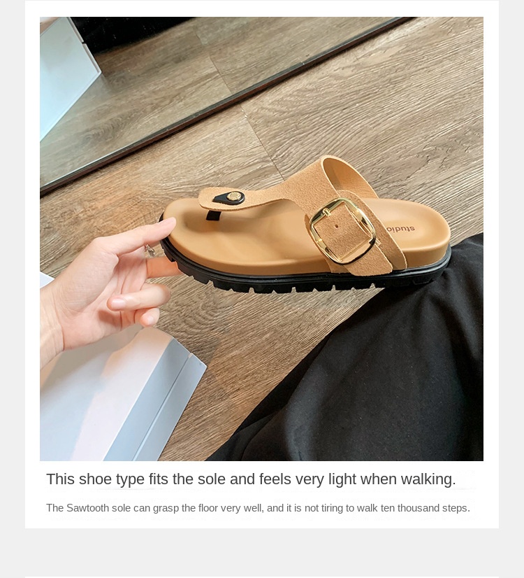 Mori leather vintage cork flat Birkenstock sandals