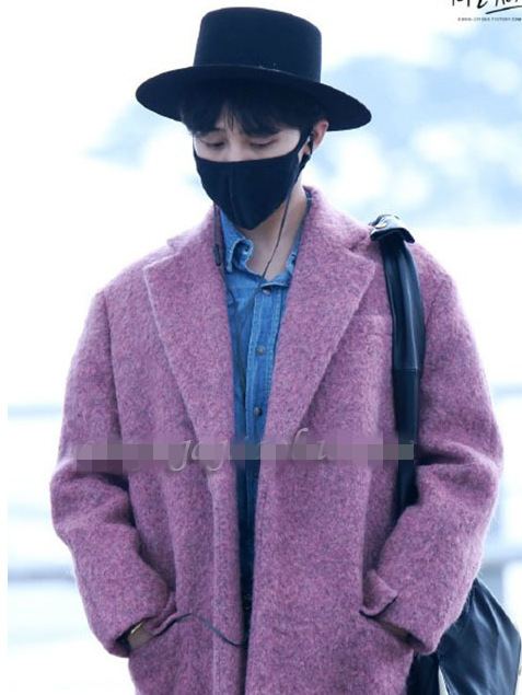 New big brim top hat Retro British flat top flat brim woolen hat for men and women