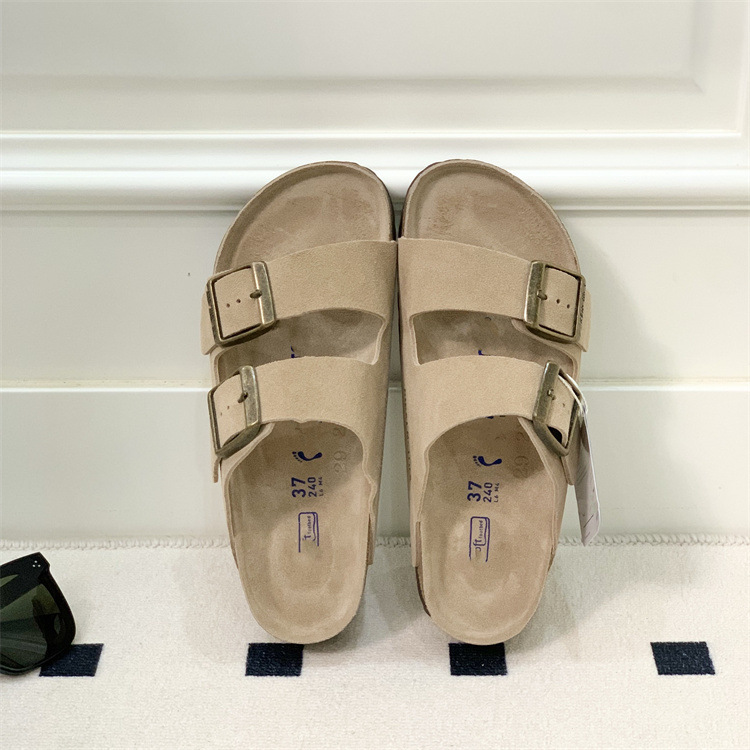 New cowhide cork Birkenstock tow