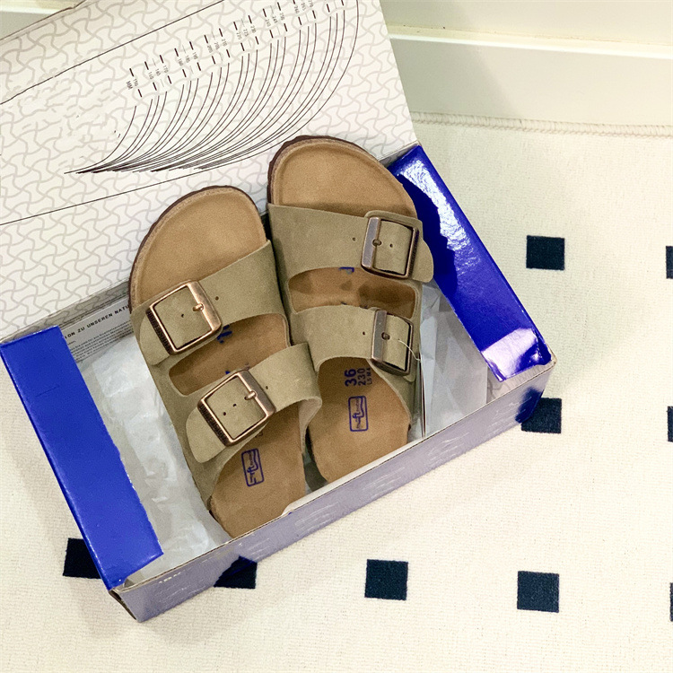 New cowhide cork Birkenstock tow