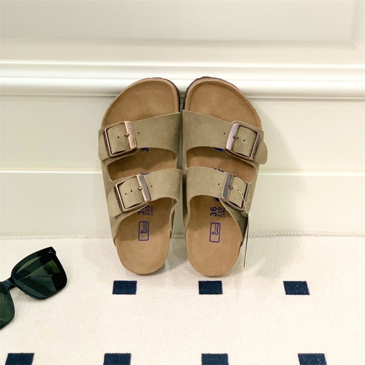 New cowhide cork Birkenstock tow