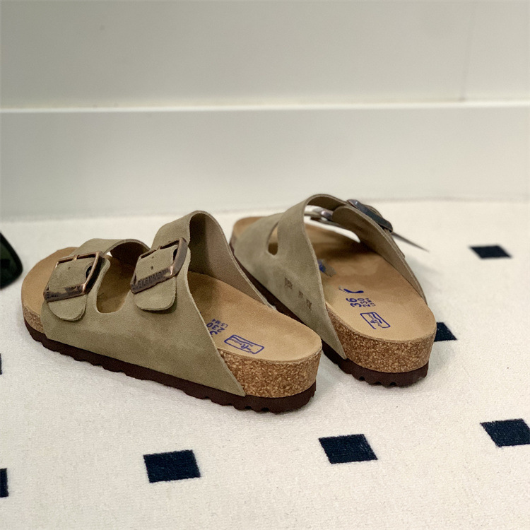New cowhide cork Birkenstock tow