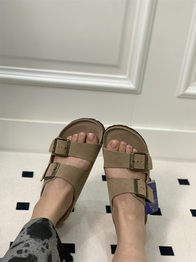 New cowhide cork Birkenstock tow
