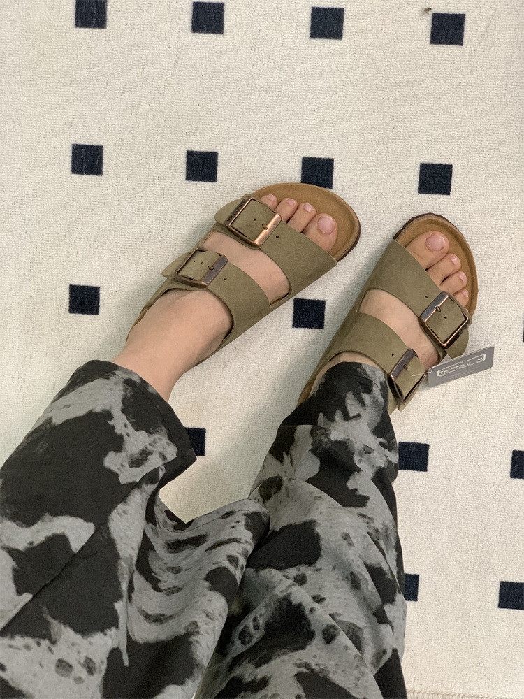 New cowhide cork Birkenstock tow