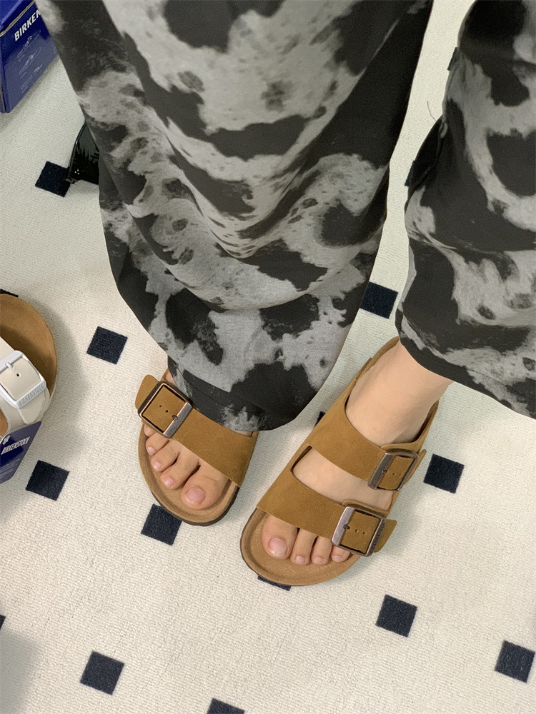 New cowhide cork Birkenstock tow