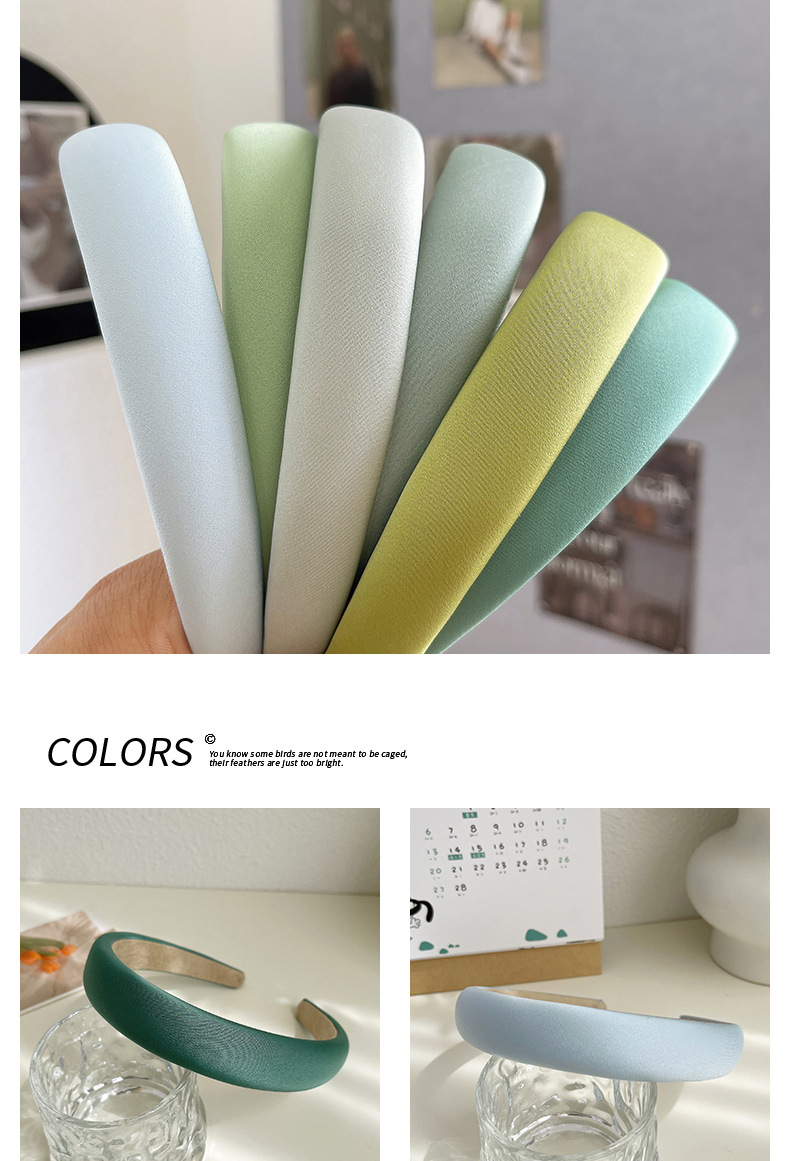 New high top headband Sponge wide edge headband