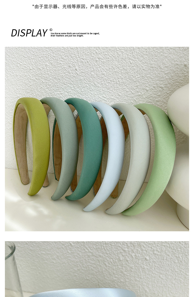 New high top headband Sponge wide edge headband