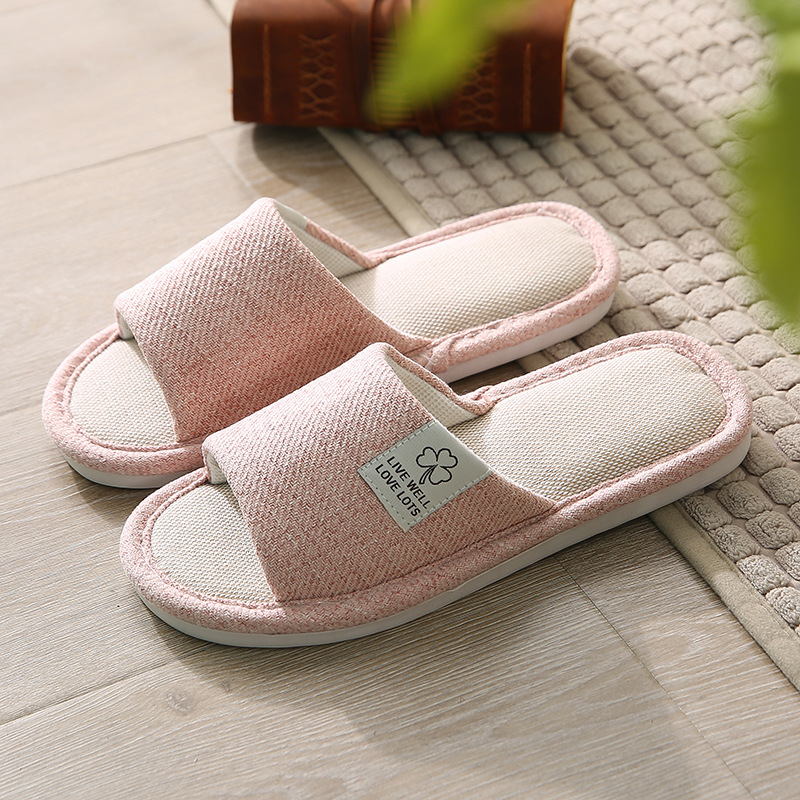 New home linen slippers